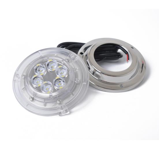 LED Underwater Light Waterproof Anti-rust Stainless Steel IP68 10-30VDC 14W Boat Lamp for Yacht