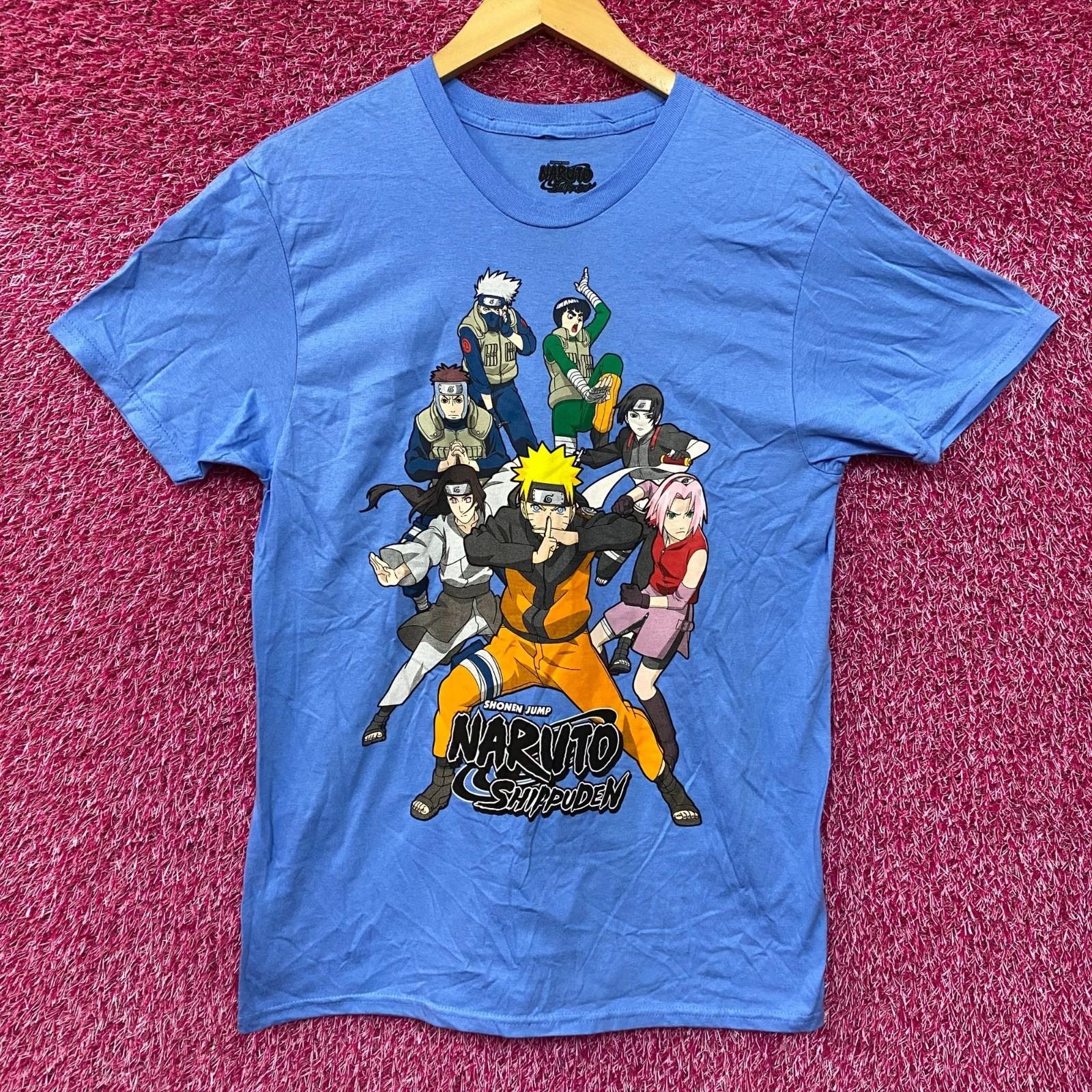 Naruto Shippuden Naruto Uzumaki and Team T-Shirt Medium S