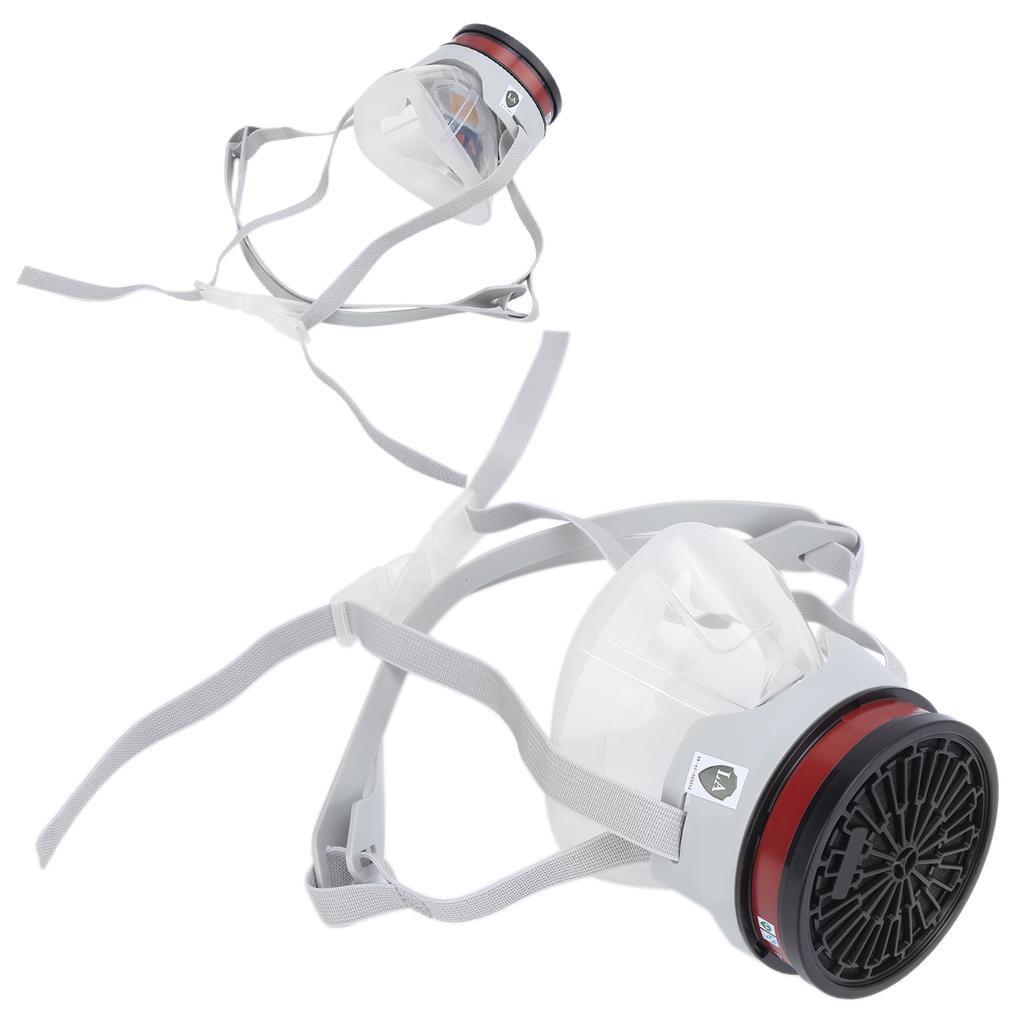 HalfFace Guard Gas Defense with No.3 Filter Box Silicone Portable for Personal Protection