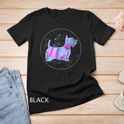 Scottish Terrier Kunst Aquarel Hond Aquarel Unisex T-shirt