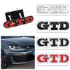 Adesivo Emblema 3D Metal Logotipo GTD Carro Porta Traseira Tronco Grade Dianteira Para Polo GTD MK4 MK5 MK6 MK7 Golf 4 5 6 7 Acessórios Automotivos