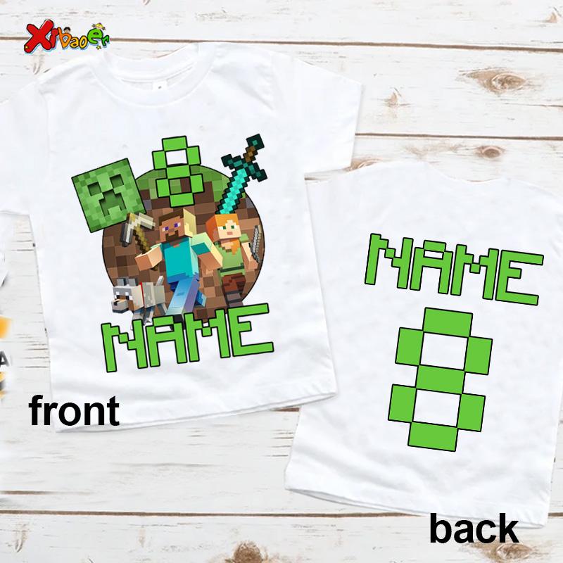 9th Birthday Boy Shirt 10th Birthday Outfit Summer Theme T-shirt Kids Matching Outfits Birthday T Shirt 8th 7th 6th Boys Shirts