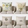 Home Decor Welcome To Our Home: House & Heart Decor Pattern Cushion Cover Suitable For Sofa Bedroom Car Pillow Cover