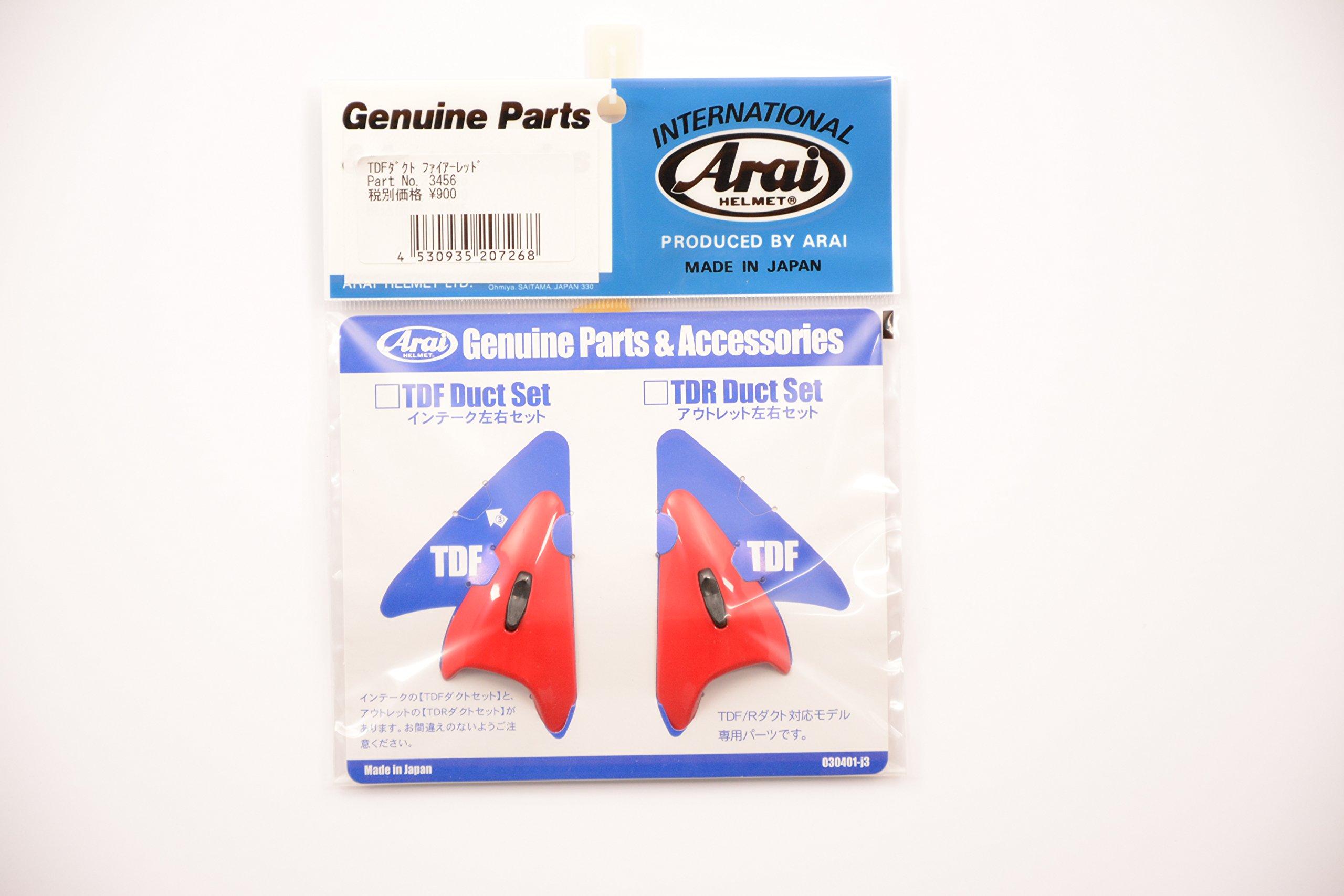 

Воздуховод Arai TDF (левый и правый комплект) Ярко-красный (старый номер модели: 3456) 103456