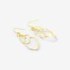ESTELLE [Official] Women's Hook Earrings, 10K Yellow Gold, 0202-3424-0019-0000