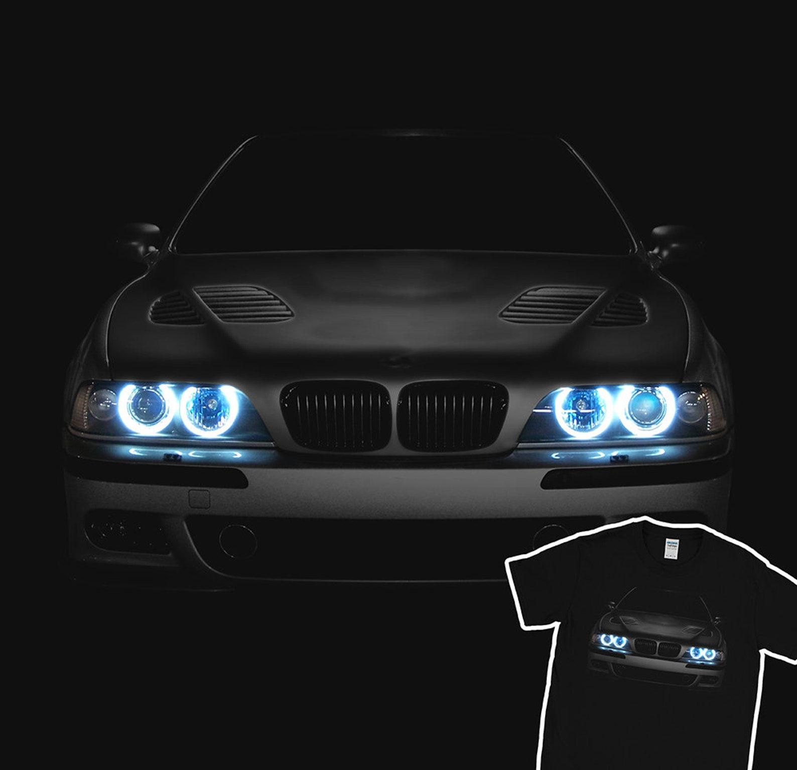 Beemer E39 M5 Headlights Glow Tee - S62 V8 Engine Bimmer S