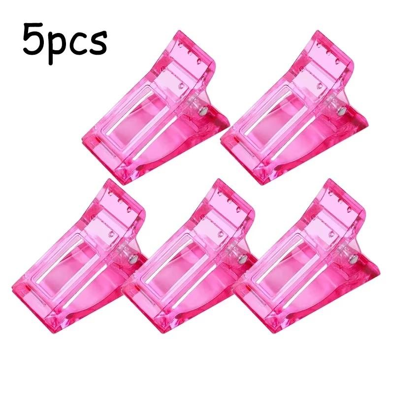 5/10/15pcs Nail Clips Acrylic Extension Forms Nail Quick Fingernail Extension Assistant Tools Nail Clips Nail Art Fixing Clip