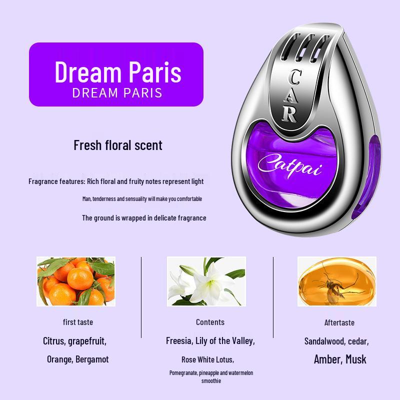 High-End Plant Aromatherapy Vent Clip: Long-Lasting Car Air Freshener with Light Scent for Interior Decoration