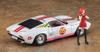 Plastikový model Hasegawa Wild Egg Girls Lamborghini Miura P400 SV Shiranagi Mikumo SP544 č. 05 s figurkou v měřítku 1:24.