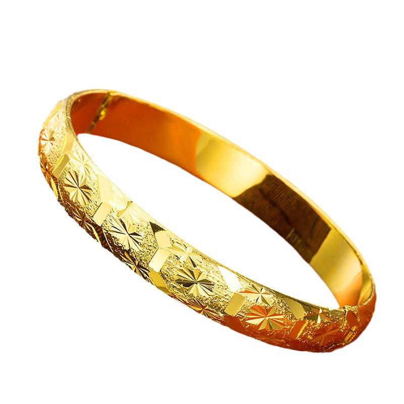 Women's Vietnamese Gold Sand Star Bracelet - Durable Copper Alloy, Popular Cross-Border Accessory