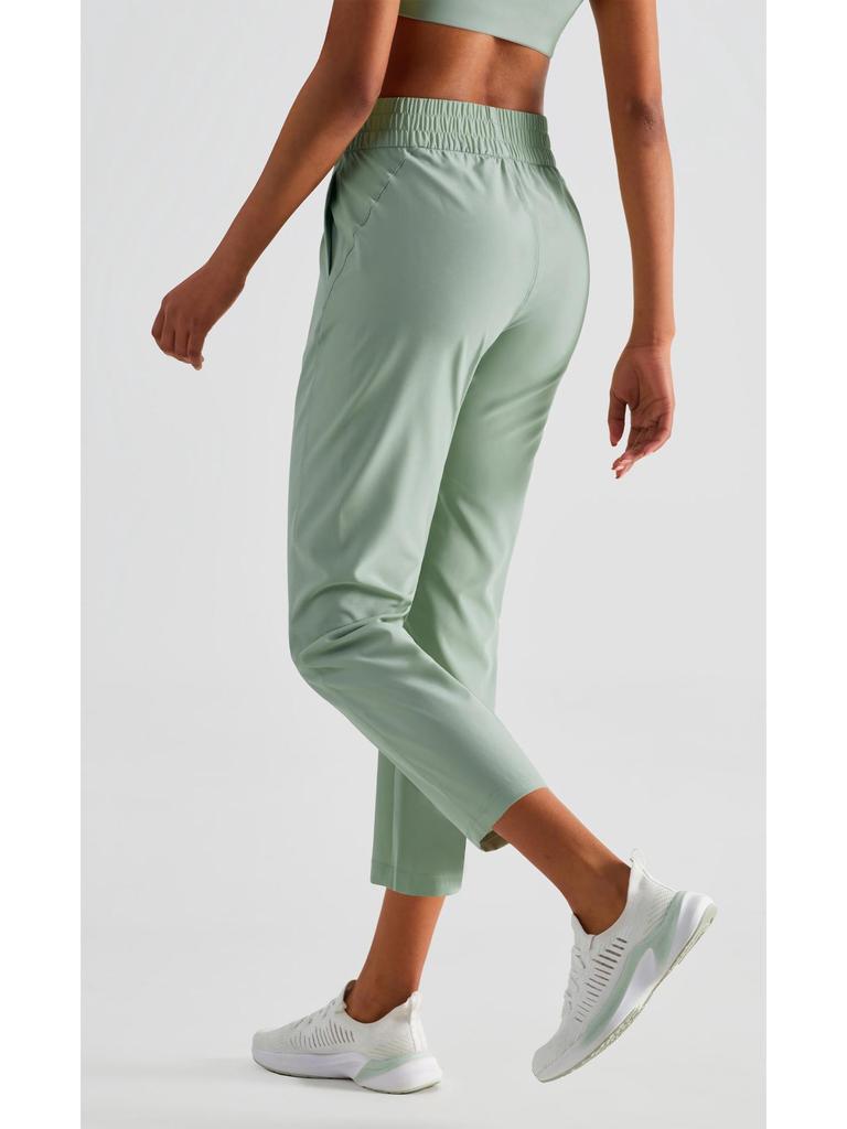 Aidu Women's Quick-Dry Casual Cycling Pants: Loose, Sun-Protective, Light, and Ideal for Outdoor Training and Fitness.