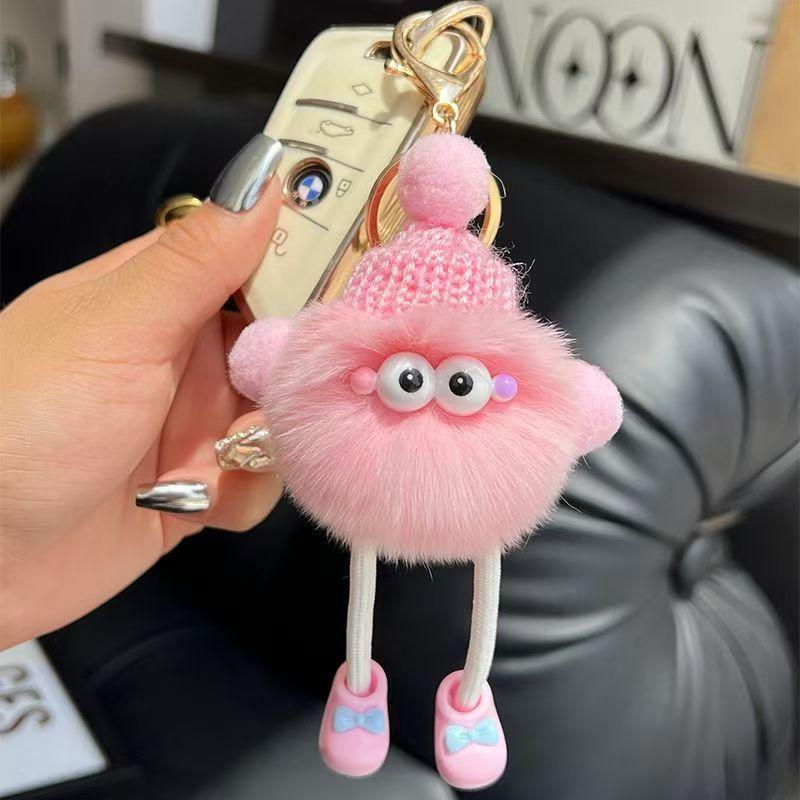 Plush Keychain Hanging Pendant for Keys, Bags and Backpacks – Soft Stuffed Charm Accessory