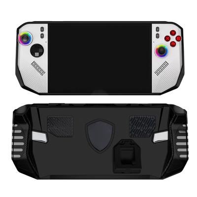 TPU Ochranné pouzdro s vestavěným nastavitelným stojánkem a chladicími otvory pro herní handheldy Claw 8 Ryzen Edition