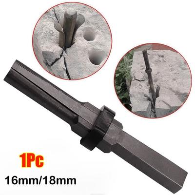 New Wedge Stone Splitter Heavy Duty Steel Multipurpose Rock Splitters 16mm/18mm Stone Splitting Granite