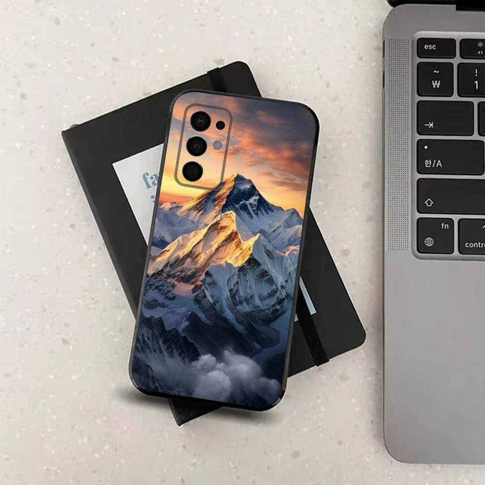 

Священная гора Эверест Для Samsung Galaxy A73,J7,22,Note,72,41,31,8,9,52,71,53,32,Мягкий черный силиконовый чехол SamsungNote20ultra