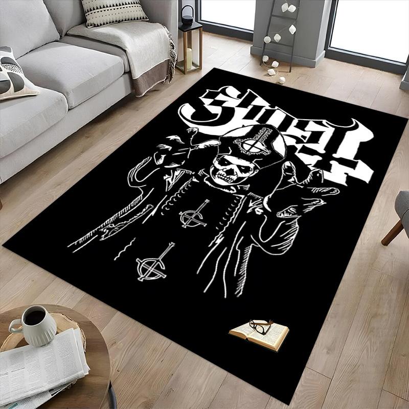 1pc Ghost Band Carpet, Office Rug Outdoor Mat Home Decor Area Carpet Festival