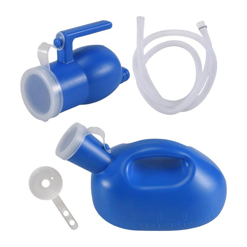 M-Modern-2000Ml Male Bed Potty Pee Bottle Pee Collector With 160Cm Tube Portable Pee Urine Bottle Toilet Supply