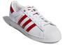 Adidas Superstar 'Velcro Patches - White Scarlet' FY3117