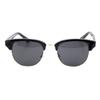 Designer Sunglasses with UV Colored and a Sunglasses 7JEWELRY Brow Men's Protection, Lenses, Black, Case. Sunglasses.