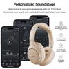 TOZO HT2 Wireless Audio 40mm Dynamic Bluetooth AUX Wired Noise Cancelling Headphones with Up To 38dB Noise Up To 60 Hours of Continuous App Custom EQ