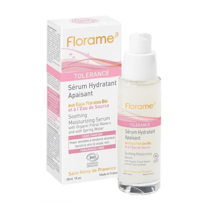 Sérum Hydratant Apaisant - Florame - 30ml - Bio - Tous types de peau - Texture douce