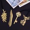 1 Pcs Cartoon Art Exquisite Series Metal Bookmarks Gold Plated Bookmark Key Feather Angel Stationery Office School Supplies