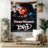 Michael Jackson Custom Your Name Wall Decor Tapestry Art For Pet Memorial Birthdaywedding Party Backdrop Family Gift