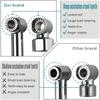 11 Inch Adjustable Shower Arm Universal Connection Solid Brass Shower Adjustable Angle Anti-leak Shower Extension Arm