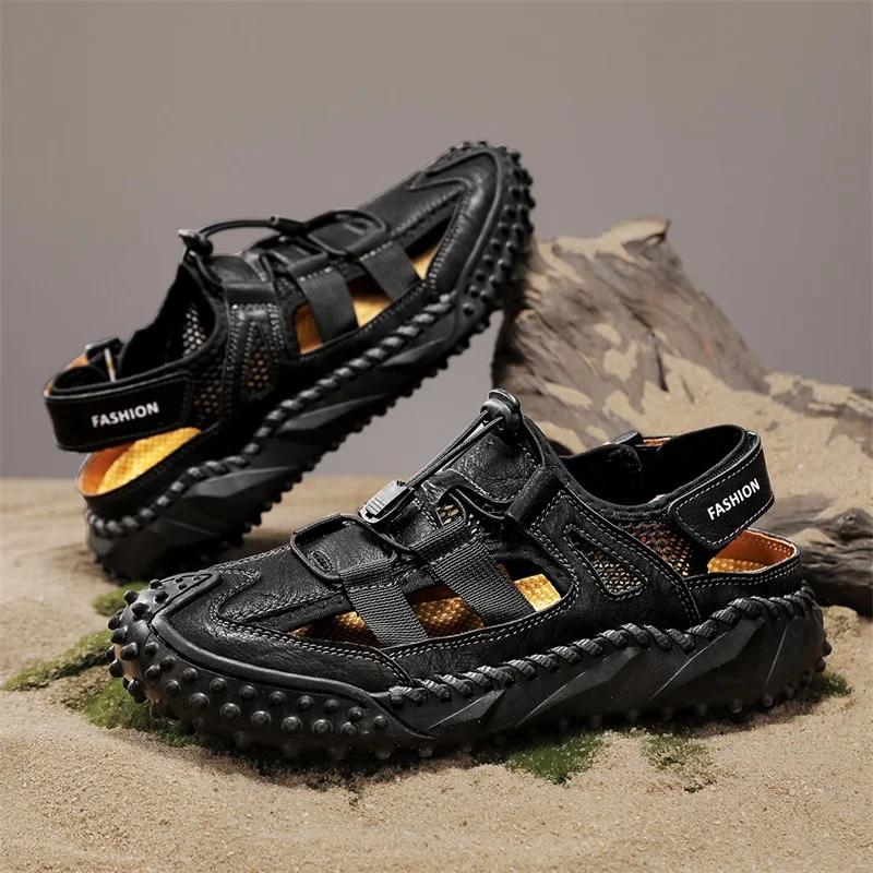 Fashion Men's Casual Sports Sandals Comfortable Inner New Summer Men's Shoes Lightweight Comfortable Non-slipbreathable and Not Stuffy