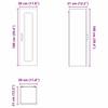 Dishwasher Front Kalmar Black 30 X 31 X 100 Cm