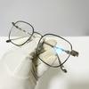 Mai Sui Glasses Women'S Metal Box College Casual Wind Myopia Frame Men'S And Women'S Anti-Blue Light Mirrors Men'S