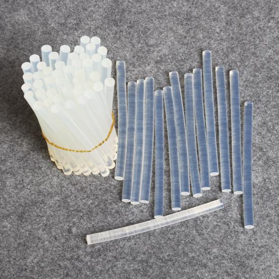 60Pcs 7x100mm Transparent Adhesive Hot Melt Glue Sticks DIY Repair Accessories