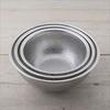 Kai Brand Bowl (Punching) Bowl 3 Piece Set Cooking Utensils for Single Living 18cm / 21cm / 24cm Stainless Steel Stackable Storage Integrated Type