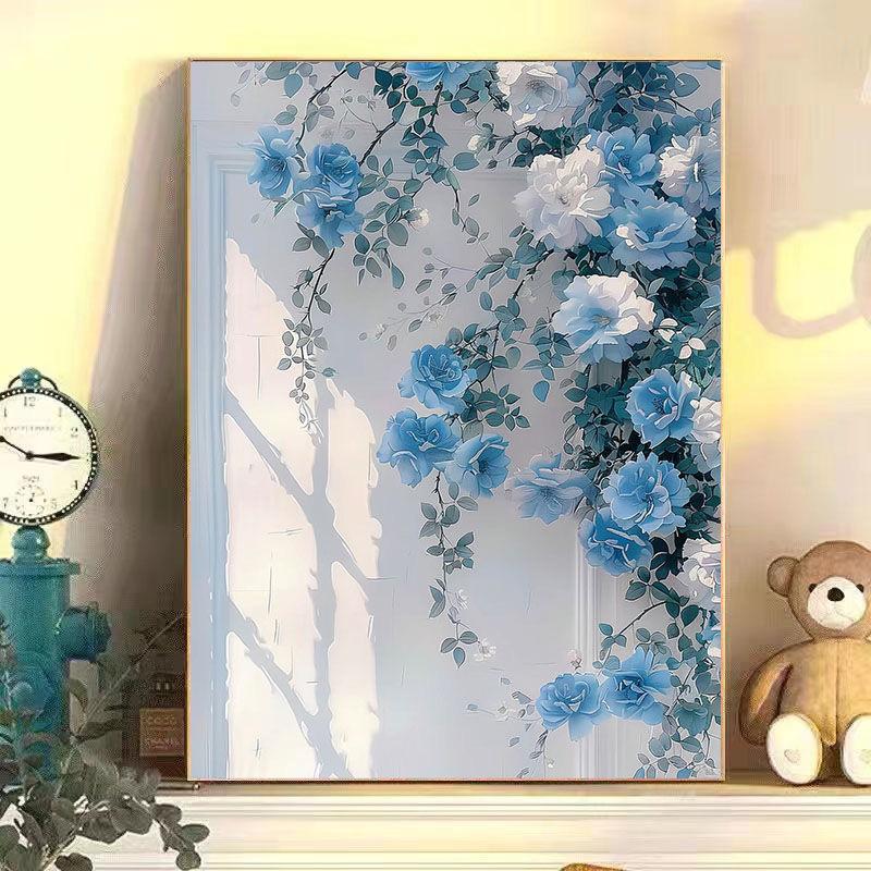 Diy Digital Oil Painting Flower Landscape Filling Coloring Oil Painting Stall Toy Painting
