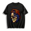 Dark Skull Print Streetwear Unisex Casual Cool Top Pure Cotton T-shirt
