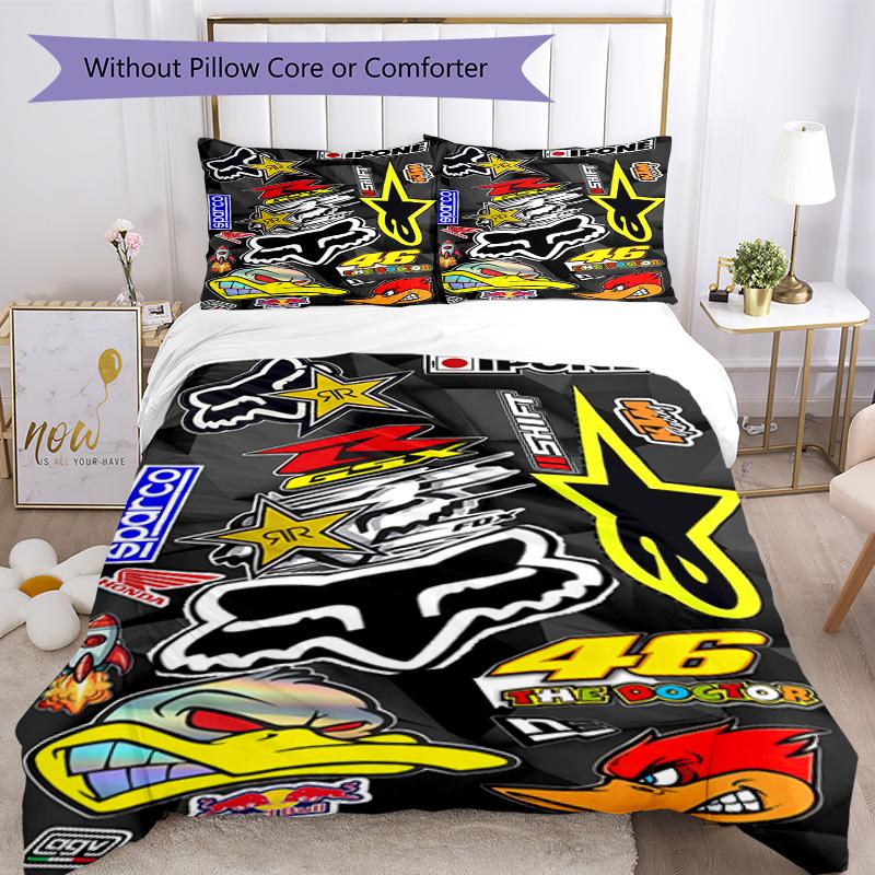 Doctor Valentino Rossi Bedding Set Breathable Duvet Cover With Pillowcases Home Decoration Birthday Gift