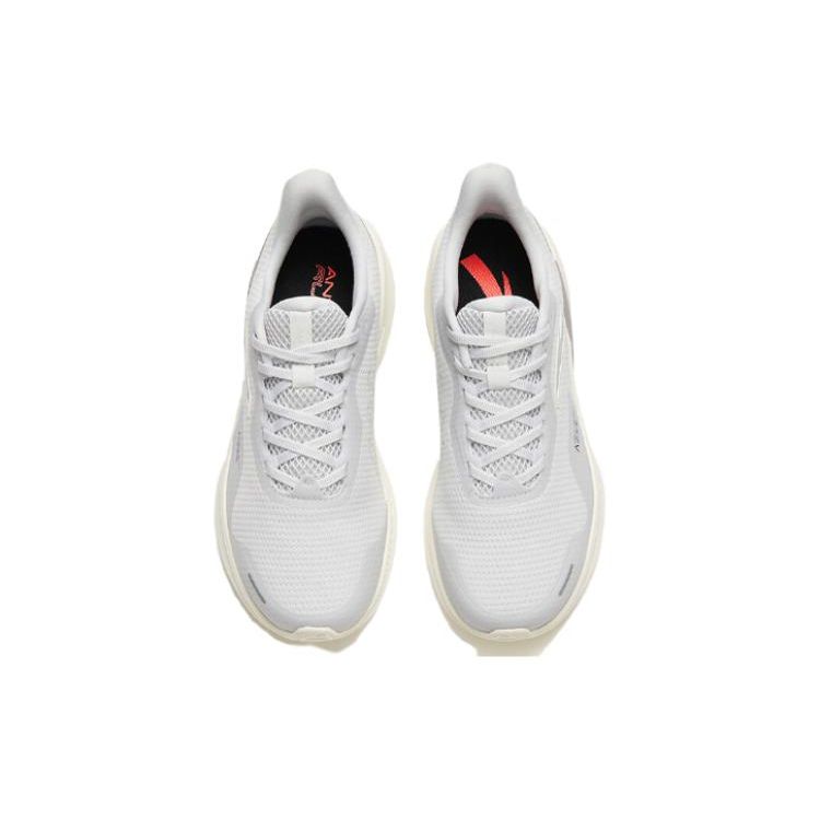 Anta Poison Dart 4 Comfortable Versatile Shock Absorption Non-Slip Wear-Resistant Low-Top Running Shoes Women Sneaker Sand-Gray 122315520-4