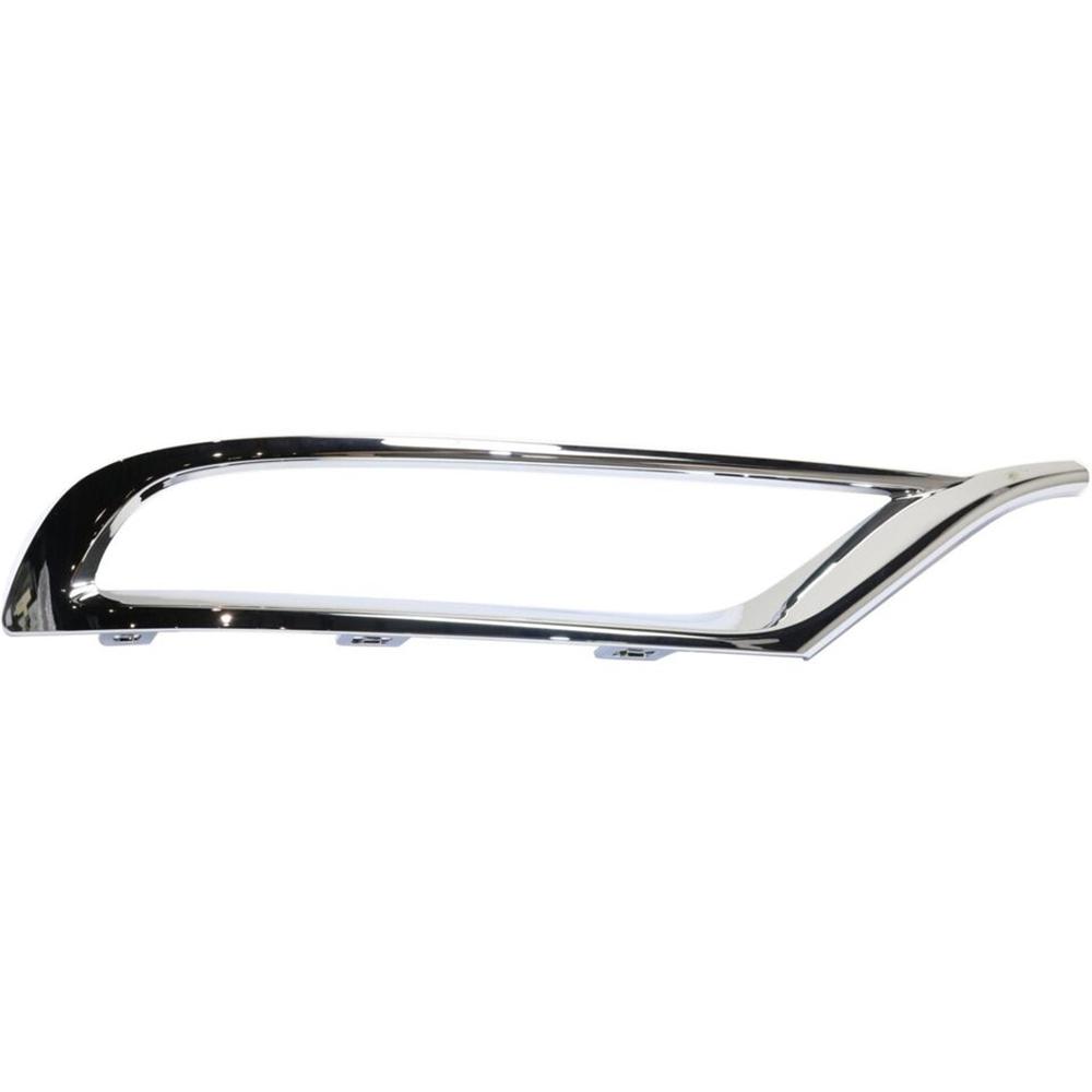 Replacement Bumper Trim Set For 2015-2022 Chrysler 300 Front Outer Center Chrome