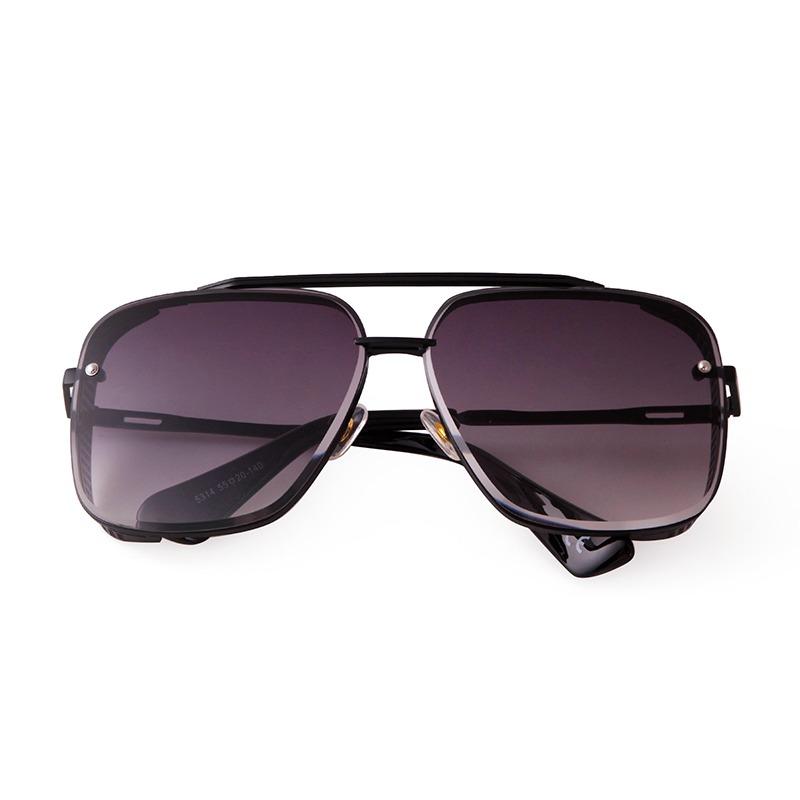 Retro Metal Punk Sunglasses Women Men Vintage Flat Top Pilot UV400 Brand Designer Sun Glasses S5314