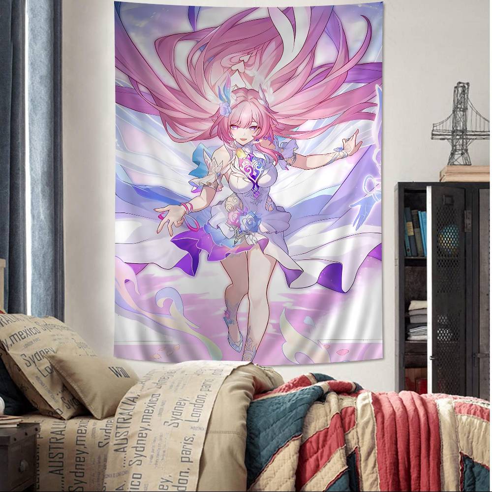 Game Honkai Star Rail DIY Wall Tapestry For Living Room Home Dorm Decor Wall Art Decor