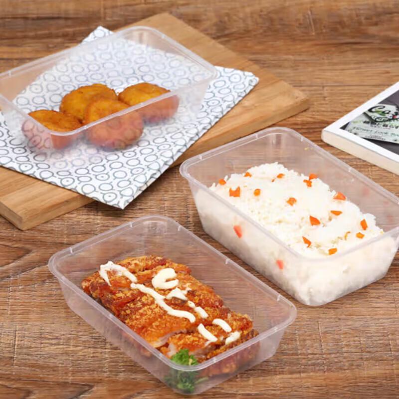 Zebian Disposable Rectangular Food Containers