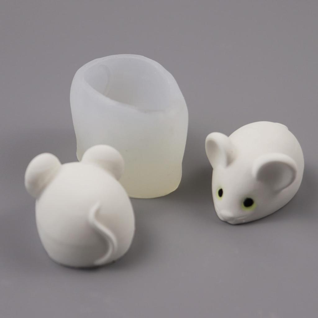 Tvar malé myšky Dezert Silikonová forma na dort DIY Ice Moule Mousse Pečivo Zdobení Pomůcky Čokoládová forma na pečení