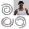 YIEMEEN Luxurious Cuban Chain Necklace Accessory Hip Hop Culture Accessory