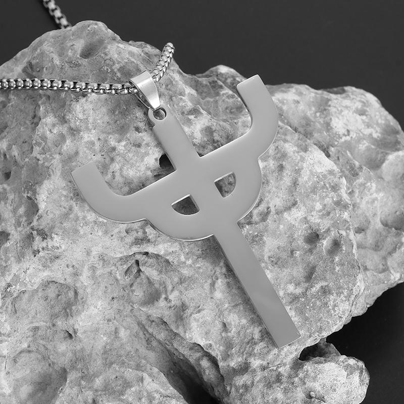 Stainless Steel Nordic Odin Rune Irish Celtic Trinity Knot Pendant Necklace Men Women Lucky Amulet Jewelry