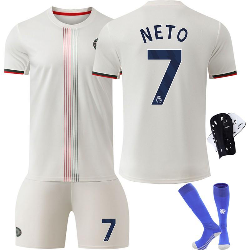 2526 Chelsea Away Football Jersey No. 7 Sterling 8 Enzo 6 Silva Home Correct Version Set