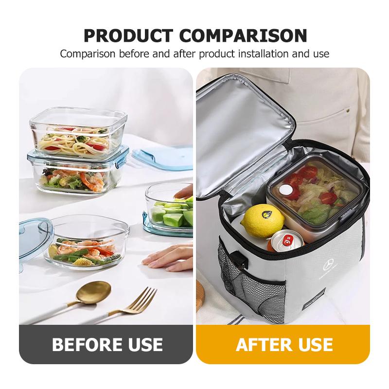 Przenośna Termiczna Torba na Lunch Izolowany Pokrowiec Torba na Kolację Kempingową Dla Mercedes Benz C180 C300 W124 W176 W177 C200 C260 GLC CLE CLA