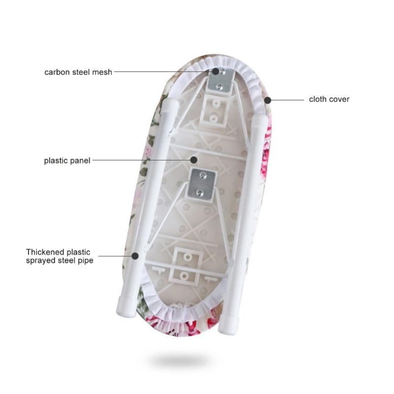 Tisch-Bügelbrett Klappbare Beine Mini-Ärmel Manschetten Kragen Bügeltisch für Zuhause Reisegebrauch