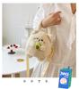 Japanese Cute Avocado Rabbit Plush Handbag - Soft Crossbody Bag for Girls