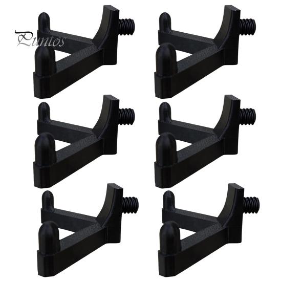 6Pcs Storage Shed Hooks for Suncast/for Craftsman Shed Black J-shape Tool Hangers Plastic Shed Garden Organization Accessories for Garage Wall Shed