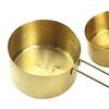 Stainless Steel Measuring Cup Measuring Spoon Set Ergonomic Handles Measuring Cups & Spoons Set Dishwasher Safe Kitchen Tools for Cooking &